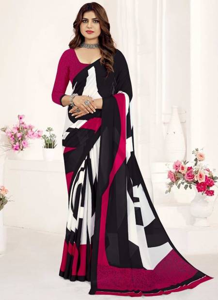 Pink Colour Avantika Ruchi New Latest Designer Fancy Daily Wear Georgette Saree Collection 16702 D